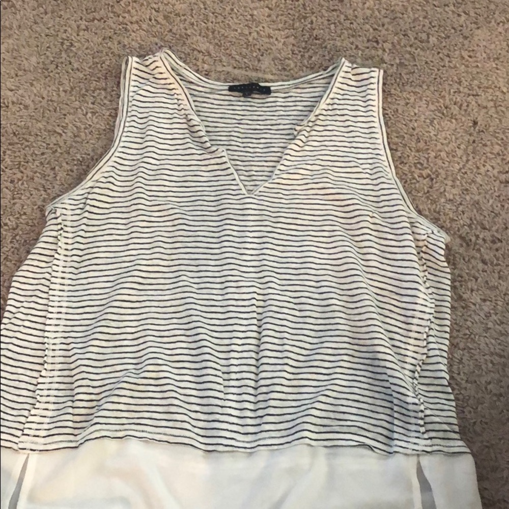 Sanctuary striped tank top blouse
